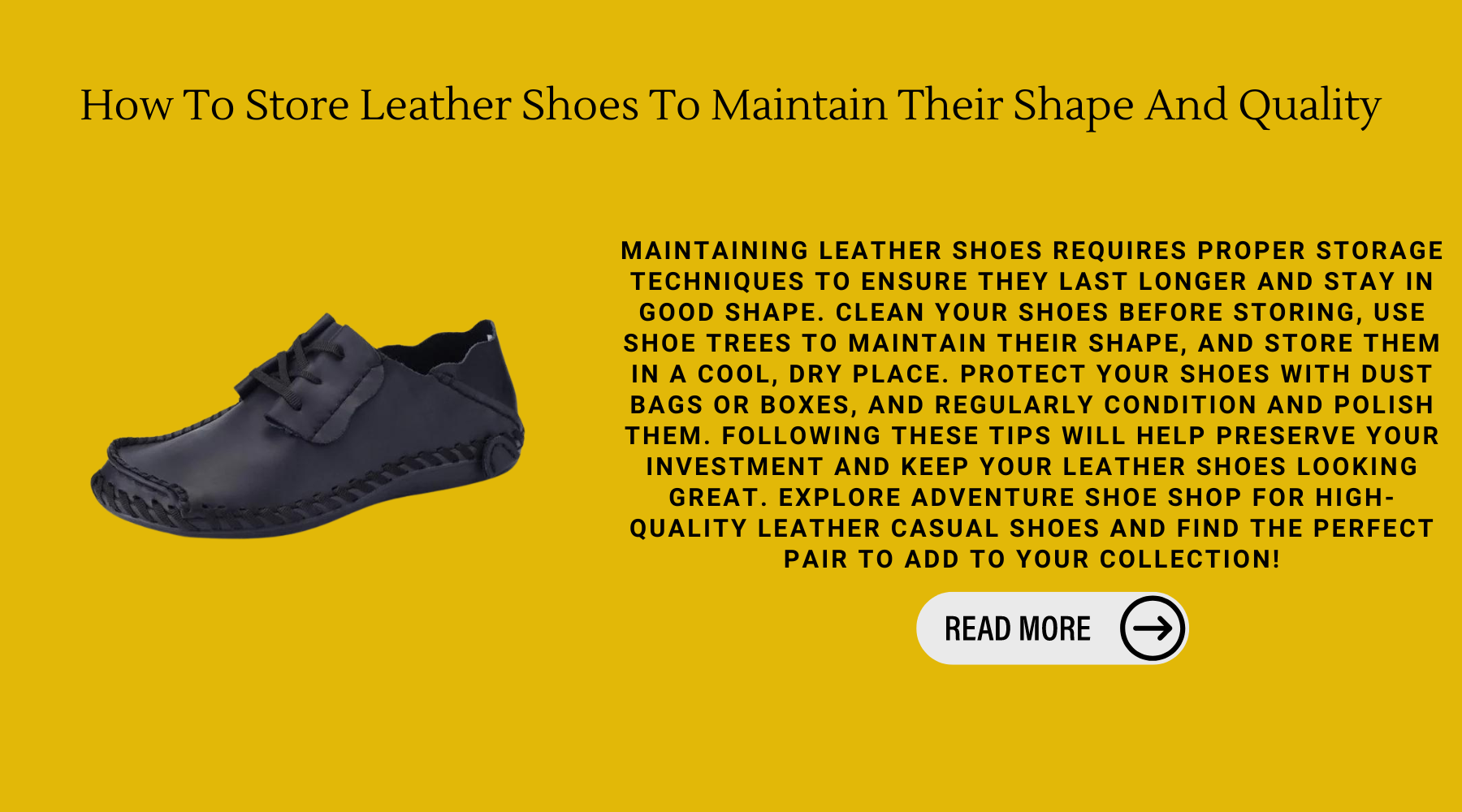 How To Store Leather Shoes To Maintain Their Shape And Quality