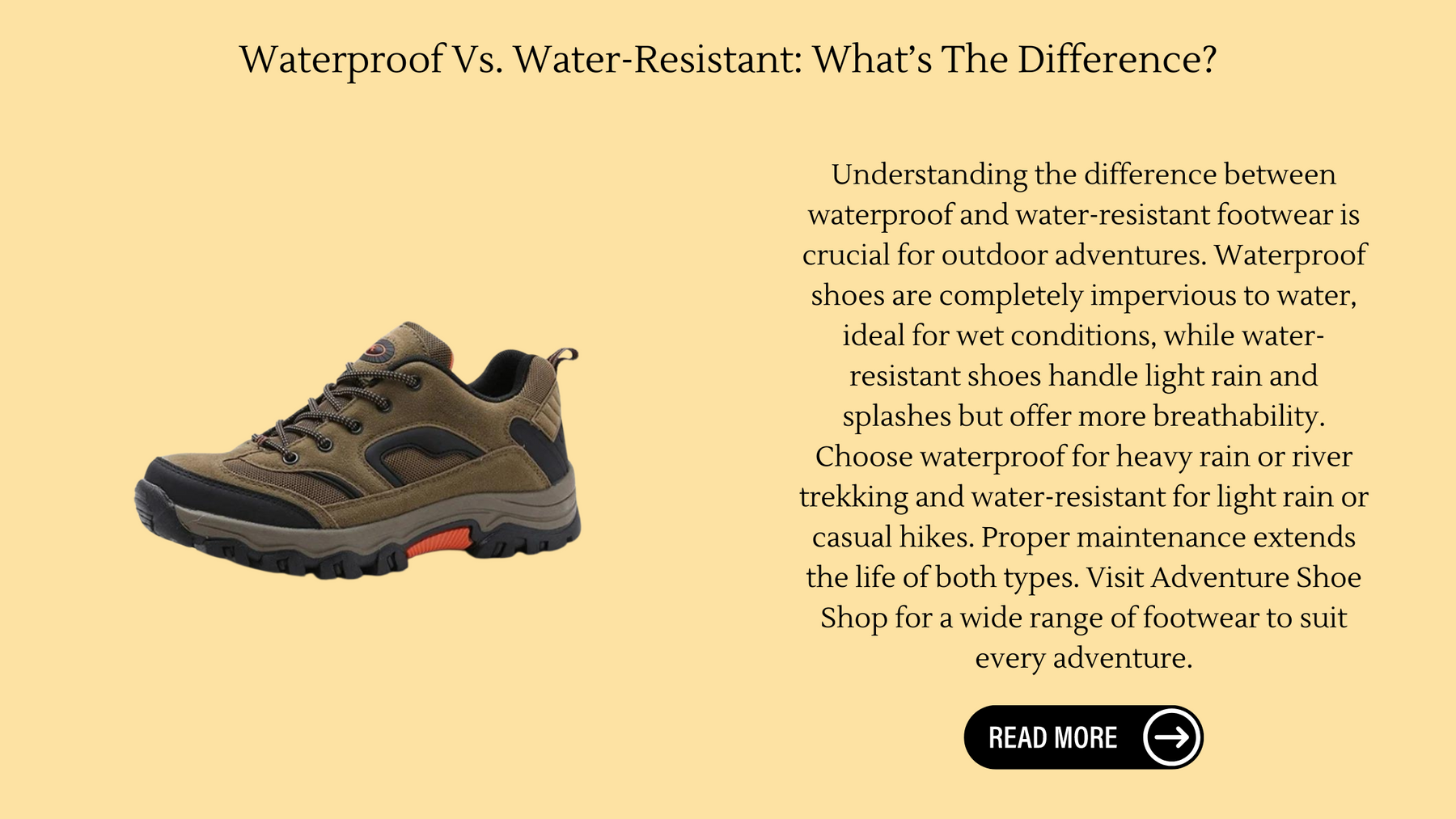 Waterproof Vs. Water-Resistant: What’s The Difference?