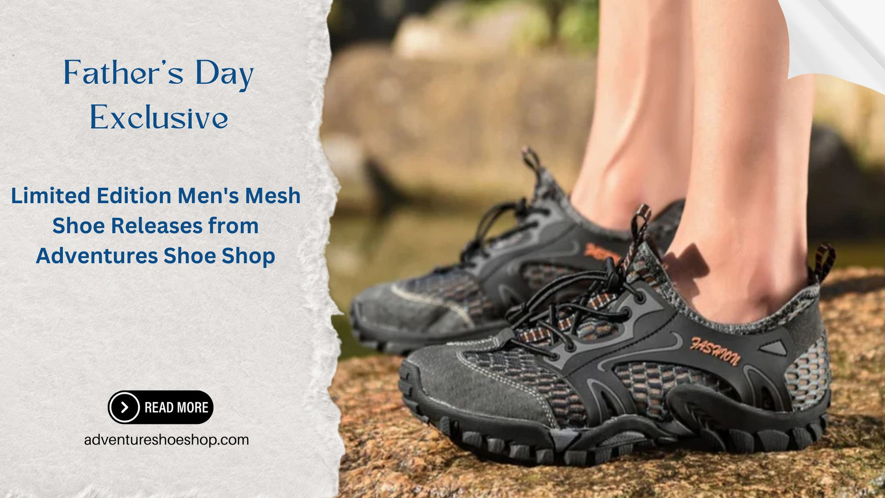 Father's Day Exclusive: Limited Edition Men's Mesh Shoe Releases from Adventures Shoe Shop