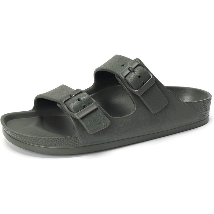 Adjustable Double Buckle Comfort Slides