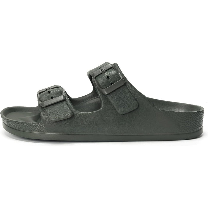 Adjustable Double Buckle Comfort Slides