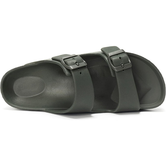 Adjustable Double Buckle Comfort Slides