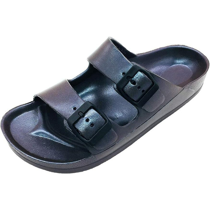 Adjustable Double Buckle Comfort Slides