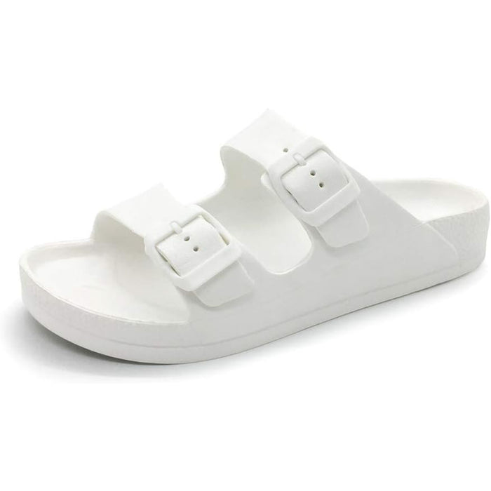 Adjustable Double Buckle Comfort Slides