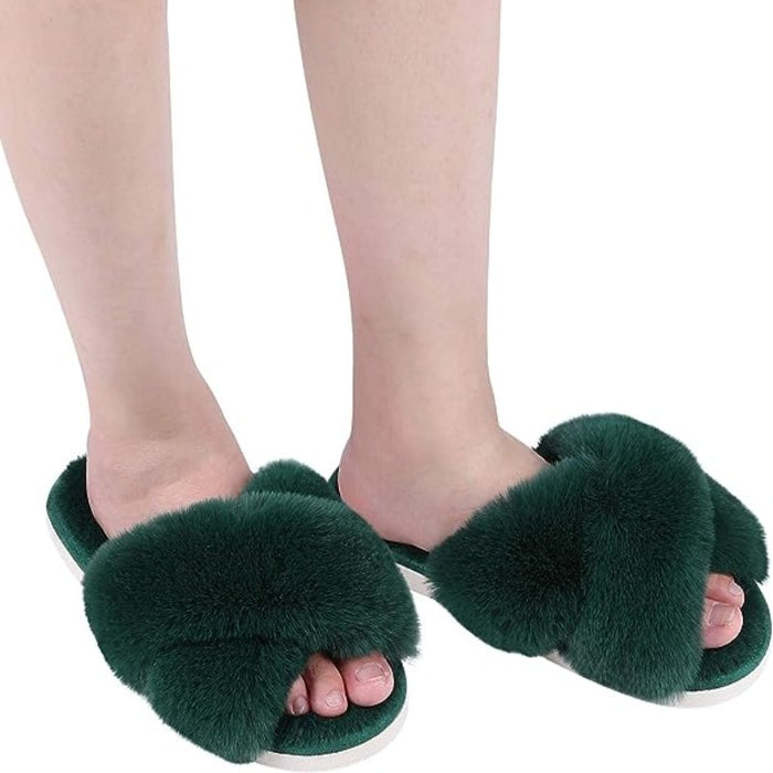 Cross Band Slippers