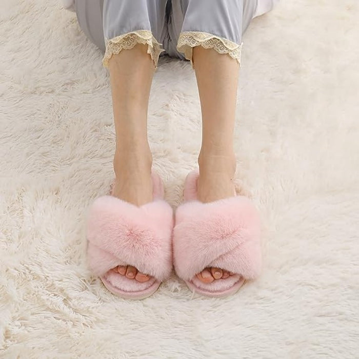 Cross Band Slippers