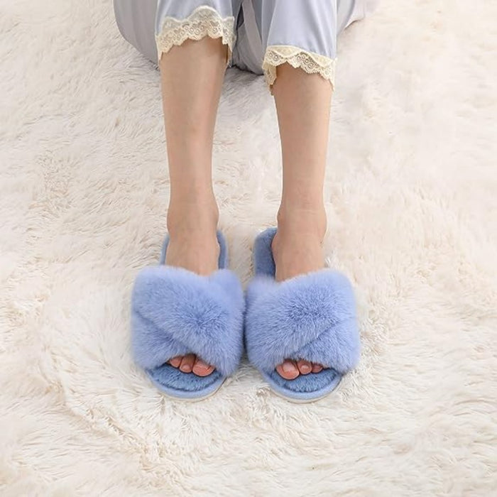 Cross Band Slippers