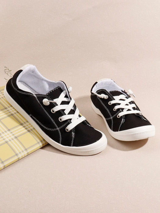 Lace Up Designed Casual Shoes