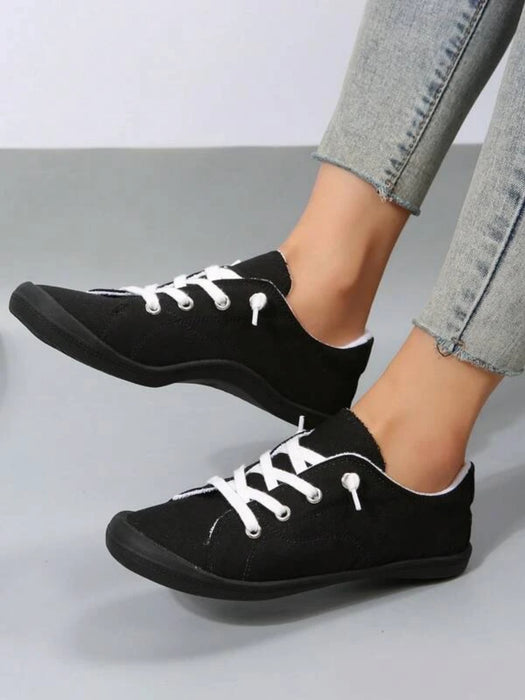 Lace Up Designed Casual Shoes