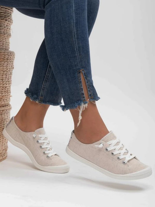 Lace Up Designed Casual Shoes