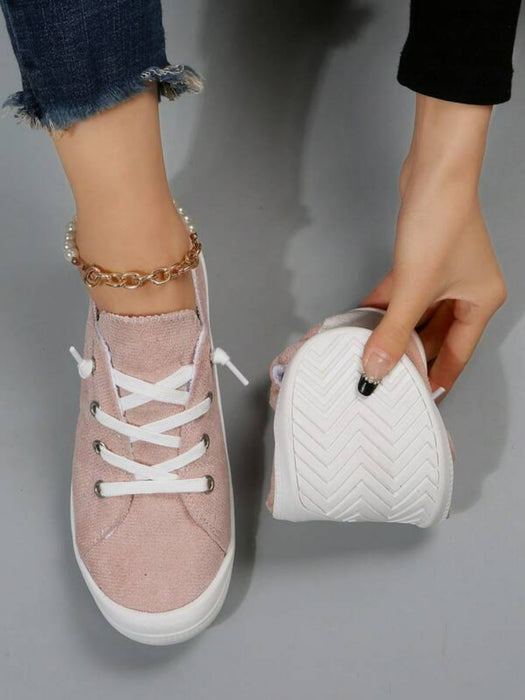 Lace Up Designed Casual Shoes