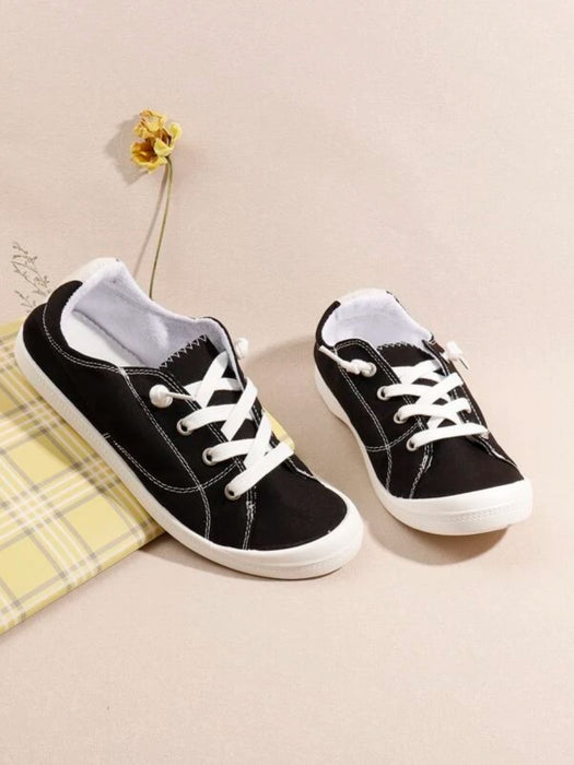 Lace Up Designed Casual Shoes