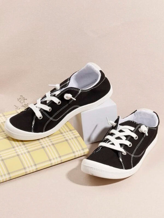 Lace Up Designed Casual Shoes