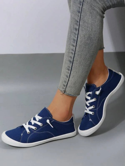 Lace Up Designed Casual Shoes