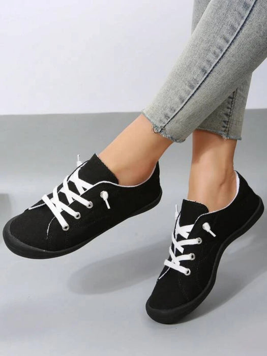 Lace Up Designed Casual Shoes