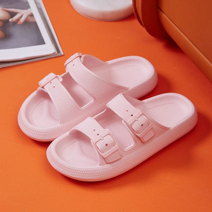 Cushy Cloud Adjustable Buckles Sandals