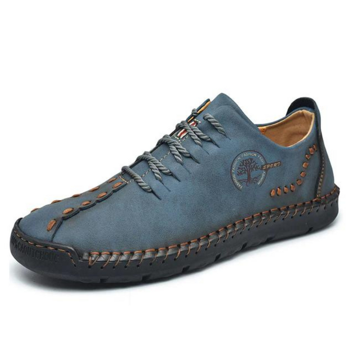 Men's Stitch Design Leather Shoes