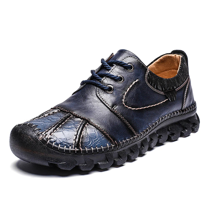 Men's Casual Split Leather Breathable Shoes