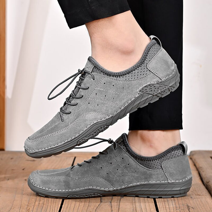 Men Casual Breathable Leather Shoes