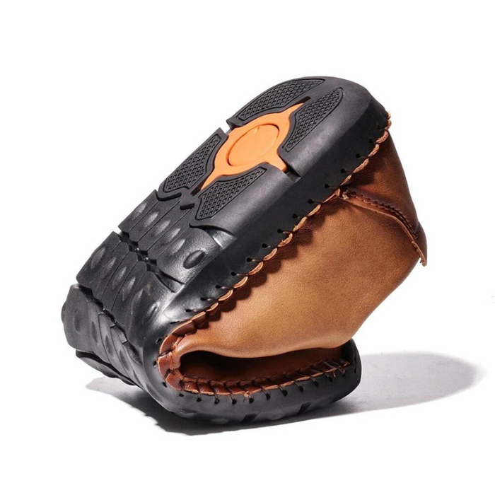 Men's Stitch Design Leather Shoes