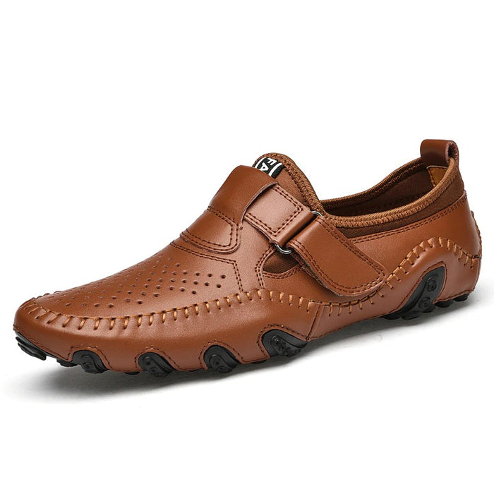 Genuine Leather Holes Casual Shoes