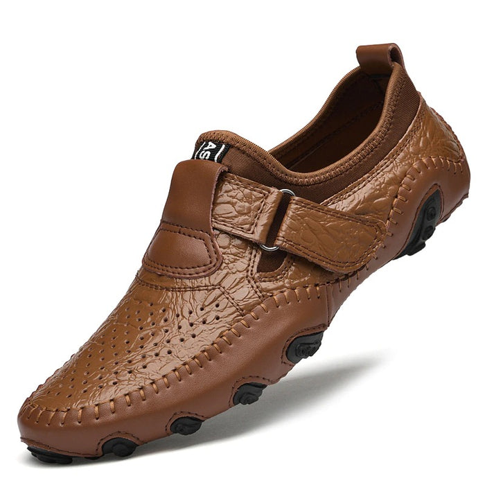 Genuine Leather Holes Casual Shoes