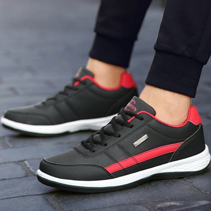 The Leather Vulcanized Non Slip Sneakers