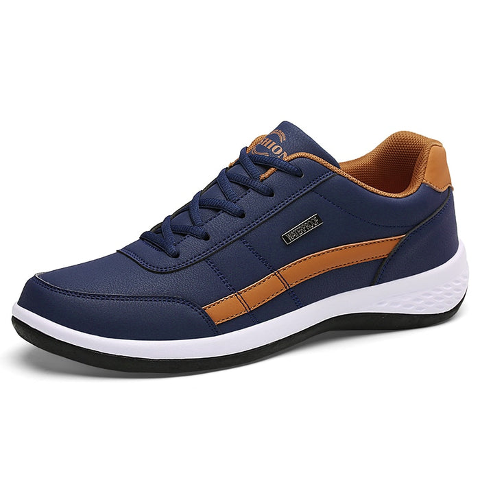 The Leather Vulcanized Non Slip Sneakers